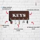Classic Wooden "KEYS" Wall Key Holder
