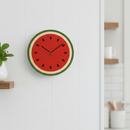 Melon Time Birch Clock