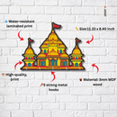 Colorful Temple Wooden Key Holder