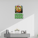 Yedeshwari Mata Mantra Wooden Wall Hanging