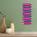 Proxoto Positive Quotes Wall Hanging - ICraft asia