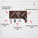 Welcome Home Wooden Key Holder with Tree of Life