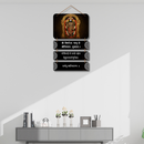 Venkateshwara Kavach Mantra Wooden Wall Hanging