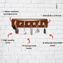 Wooden "Friends" Key Holder - ICraft asia
