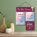 "In This Home Wake Up" Wall Hanging - ICraft asia
