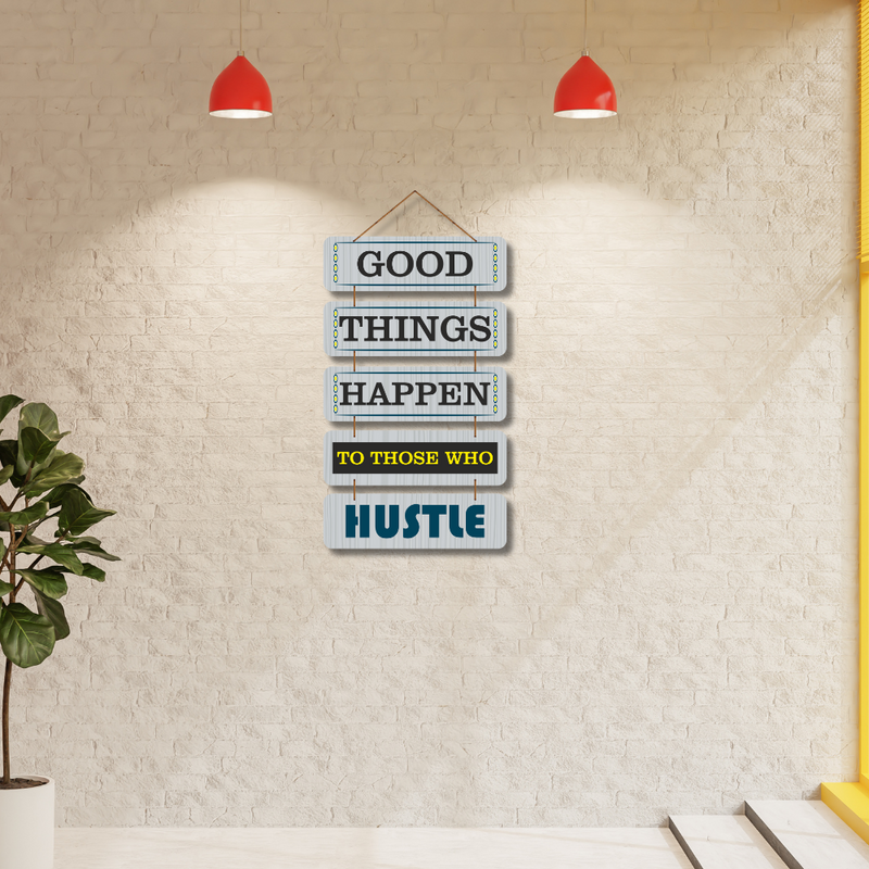 Hustle & Win Wall Hanging