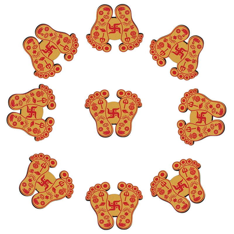 Devi Charan Paduka (Pack of 9)