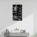 Shree Krushna Govind Hare Murari He Nath Narayan Vasudev Wooden Wall Hanging