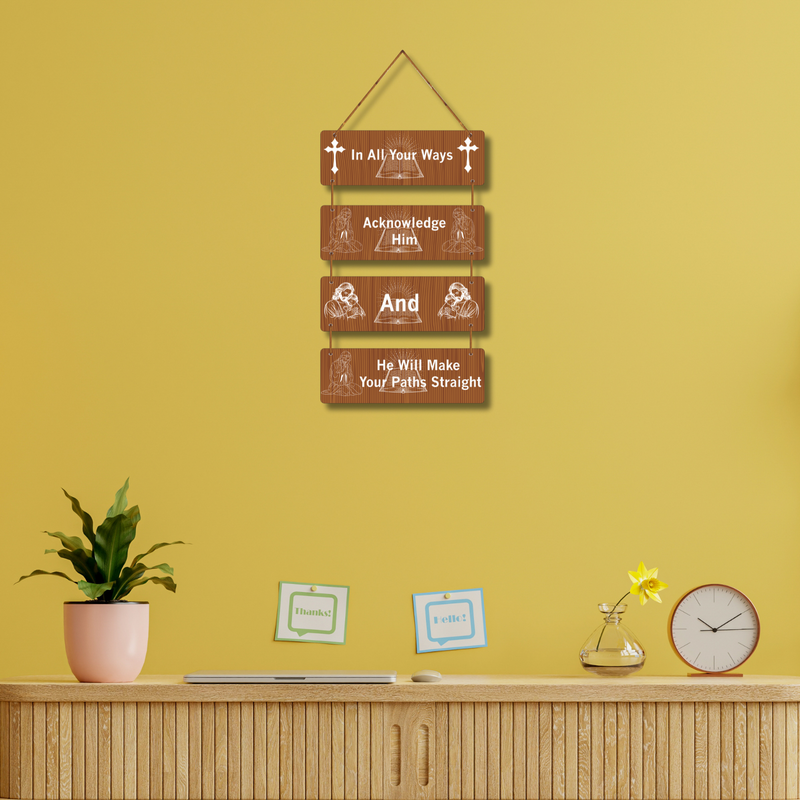 "In All Your Ways" Wall Hinging