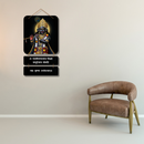 Om Devakinandanaya Vidmahe Wooden Wall Hanging