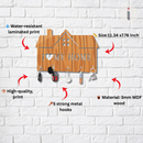 I Love My Home Wooden Key Holder