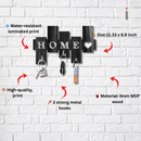 HOME Wooden Key Holder with Heart - ICraft asia