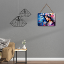 Radha Krishn Wooden Wall Hanging