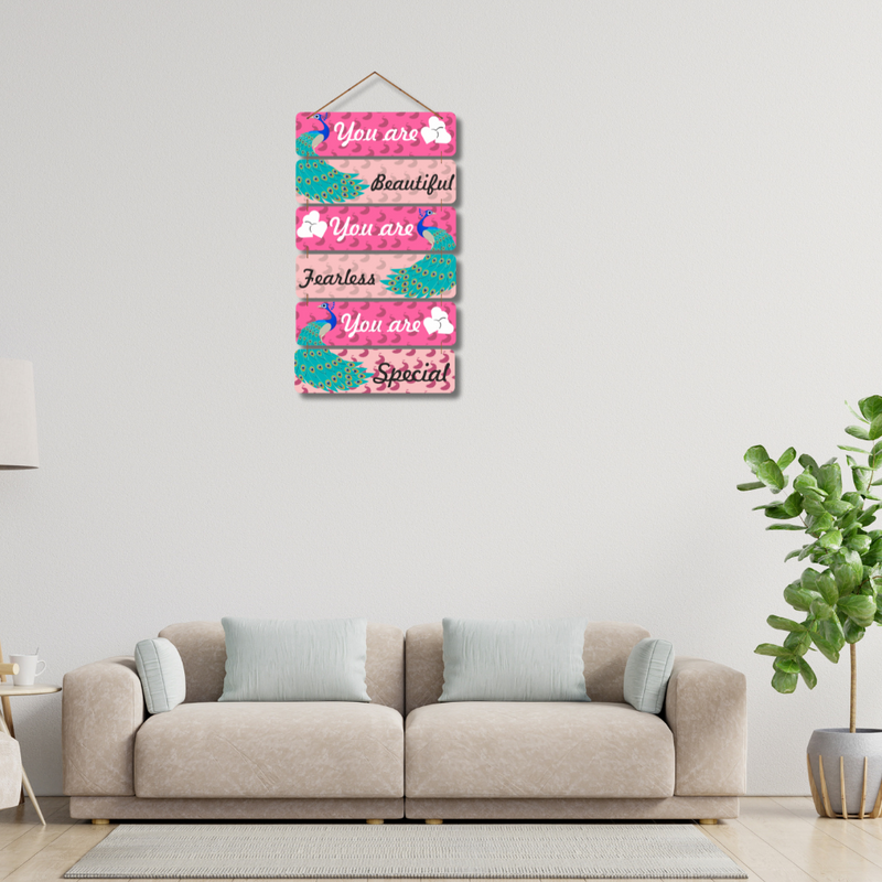 "You Are Beautiful" wall hanging
