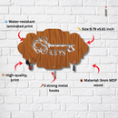 Vintage Wooden Key Holder