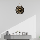 elegant Om wooden wall hanging
