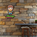 Always Bhooka Wooden Wall Hanging