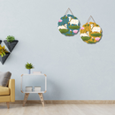 Divine Cow with Lotus Wall Hanging