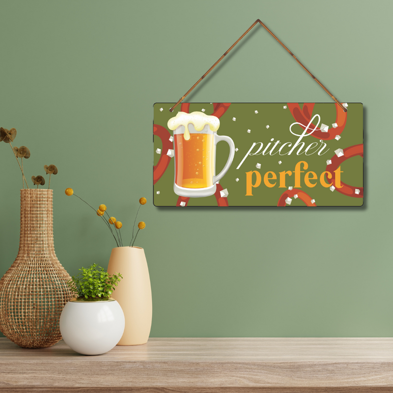 "Pitcher Perfect" wall hanging