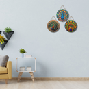 Vibrant Peacock Art Wall Hanging