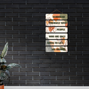 Surround yourself Wooden Wall Hanging