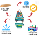 "Life Is The Journey Enjoy The Ride" Wall Hanging - ICraft asia