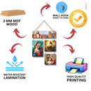 "Jesus Woodon Door" Wall Hanging - ICraft asia