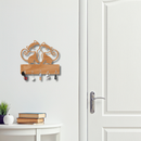 Cat Couple Wooden Wall Key Holder - ICraft asia