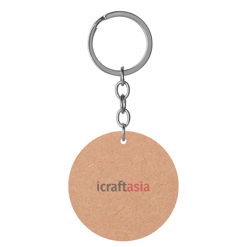 Classic Tag Shapes MDF Keychain