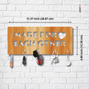 Made for Each Other Wooden Key Holder