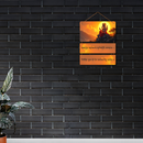 Vakratunda Mahakaya Wooden Wall Hanging