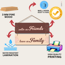 as Friends, Leave as Family" wall hanging - ICraft asia