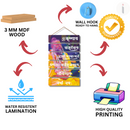 "Premanand Ji Maharaj" Wooden Wall Hanging - ICraft asia