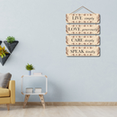 Live Simply Wooden Wall Hanging