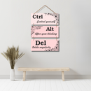 Ctrl Alt Del Wall Hanging - ICraft asia