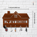 I ❤️ My Home Wooden Key Holder