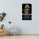 Om Devakinandanaya Vidmahe Wooden Wall Hanging