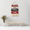“Bless the Food, Family, and Love”-Wall Hanging - ICraft asia