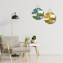 Divine Cow with Lotus Wall Hanging