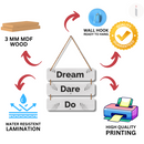 Dream Dare Do – Motivational Wall Hanging