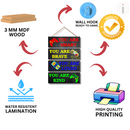 "Room Wooden Video Game" Wall Haning - ICraft asia