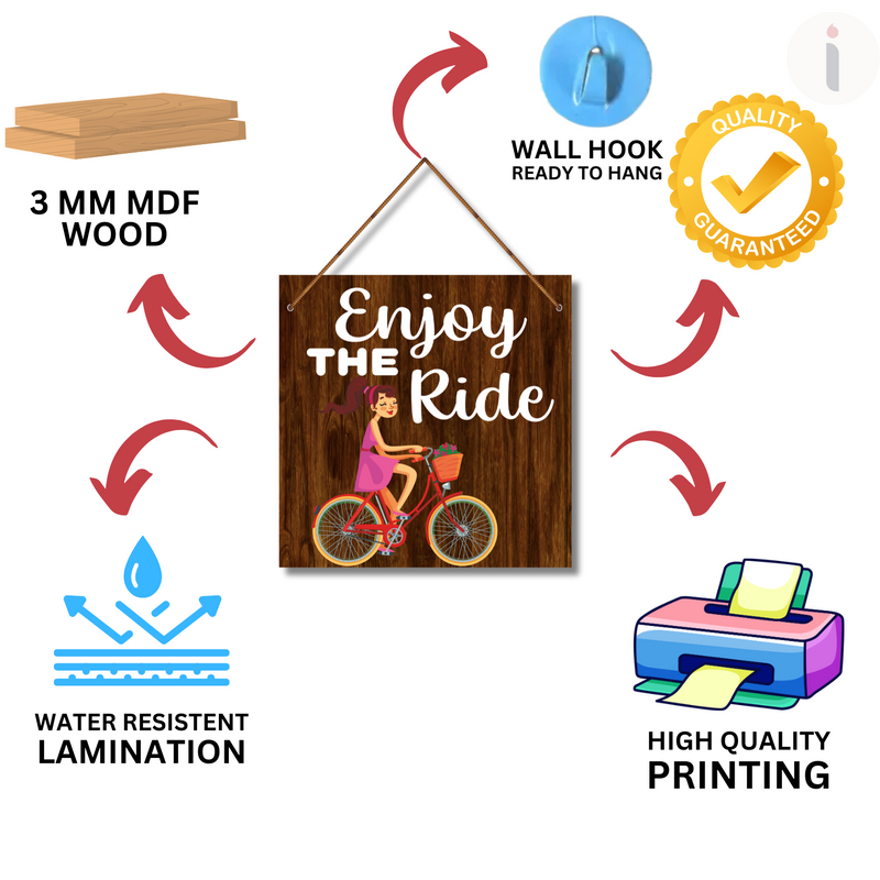 " Enjoy the Ride" Wall Hanging