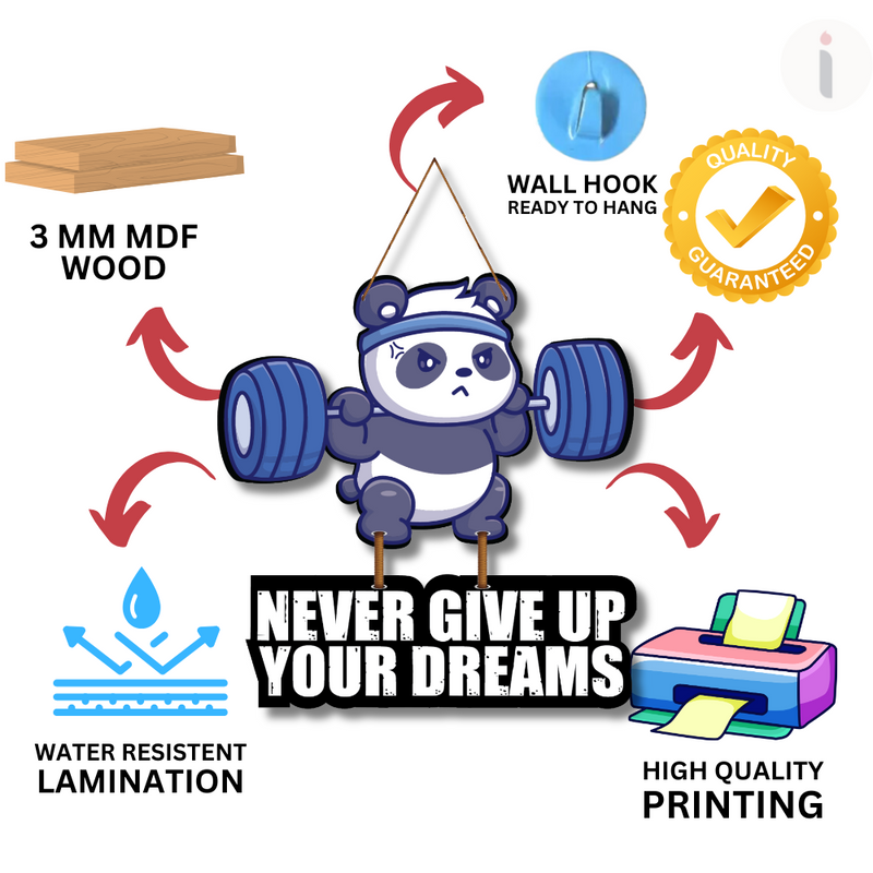 Power Panda – Strength of Dreams Wall Hangings