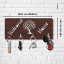 Welcome Home Wooden Key Holder with Tree of Life