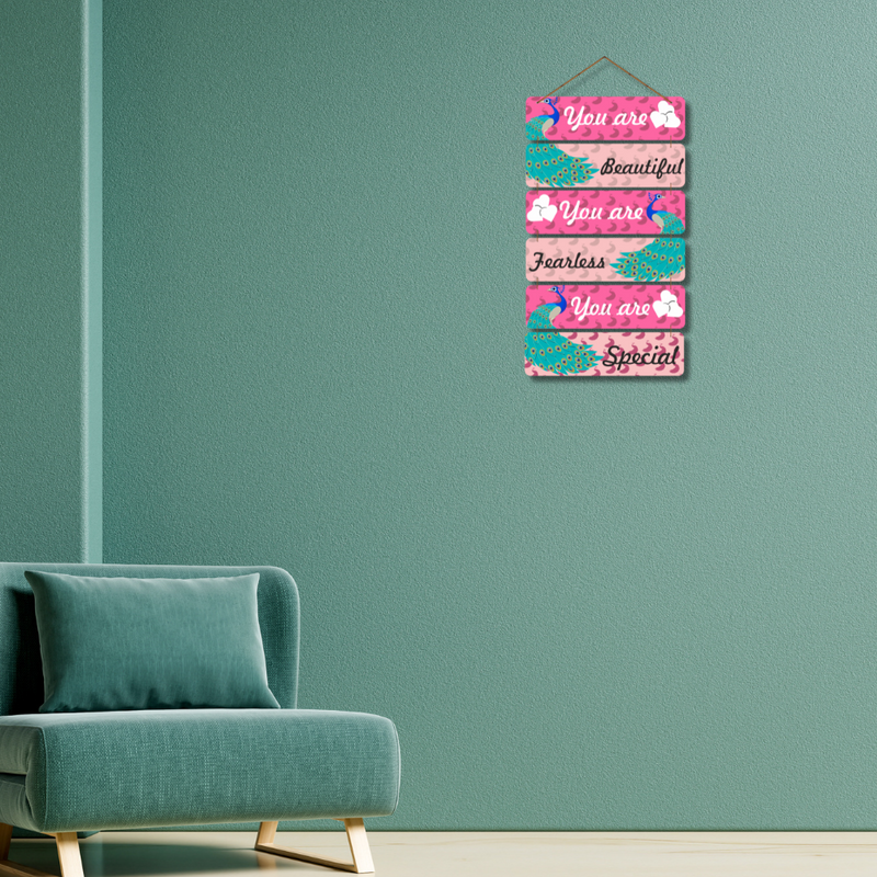 "You Are Beautiful" wall hanging