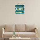 Positive Vibes Only – Motivational Wall Hanging