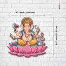 Lord Ganesha Wooden Key Holder