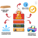 Buddha Wooden Wall Hanging