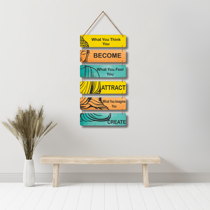 "Gautam Bhudda Quote" Wall Hanging
