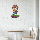 Always Bhooka Wooden Wall Hanging